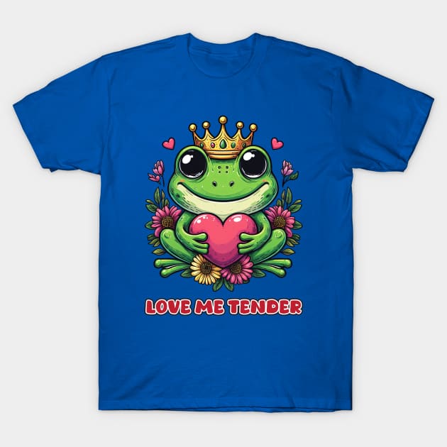 Frog Prince 46 T-Shirt by Houerd